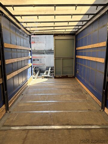 Caja intercambiable con toldo Wecon Wechselbrücke Verzinkt Edscha + Gardine