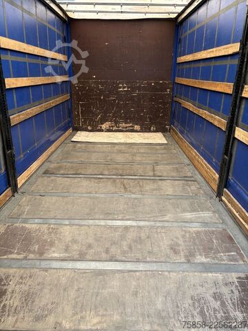 Caja intercambiable con toldo Wecon Wechselbrücke Verzinkt Edscha + Gardine