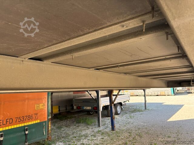 Caja intercambiable con toldo Wecon Wechselbrücke Verzinkt Edscha + Gardine