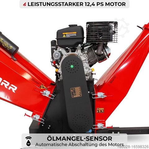 Shredder Benzine shredder E-Star SCHORR Holzhäcksler RR150THX 150mm