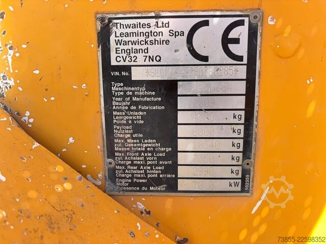 Minidumper Thwaites Mach 664