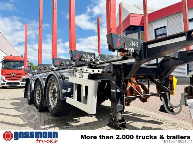 Tømmertrailer Doll LOGO H3L-14XL, Liftachse, Nachlauflenkachse,