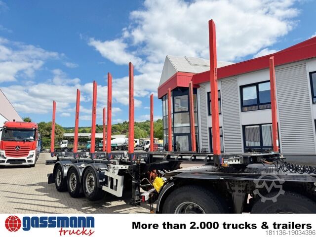 Tømmertrailer Doll LOGO H3L-14XL, Liftachse, Nachlauflenkachse,