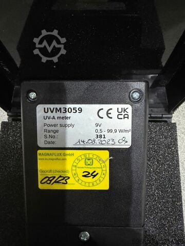 Dijital UV-A Radyasyon Şiddet Ölçer MAGNAFLUX UVM3059 Cyfrowy miernik natężenia promieniowania UV-A MAGNAFLUX UVM3059 Cyfrowy miernik natężenia promieniowania UV-A MAGNAFLUX UVM3059