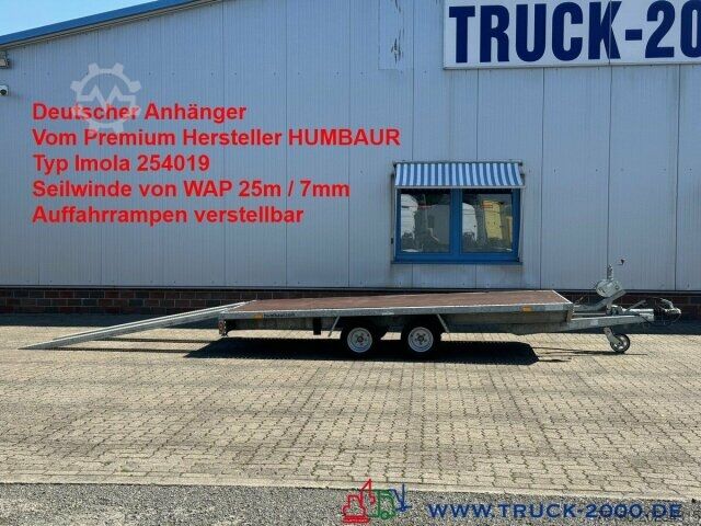 Biltransporttrailer Humbaur Imola Trailer 3.000Kg + Seilwinde 25m / 7 mm