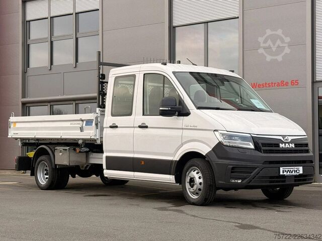 Ανατροπή 3 όψεων MAN TGE 6.160 4x2 SB DOKA Meiller 3-S Kipper