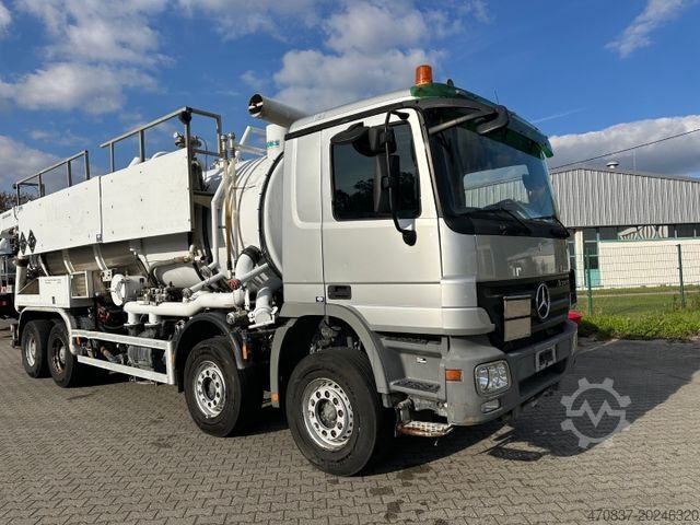Φορτηγό δεξαμενή κενού MERCEDES-BENZ Actros 4141 K / 8x4 / KOKS Kombi
