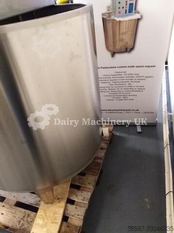 Nuovo pastorizzatore a batch da 300 litri Dairy Machinery UK BPT 300
