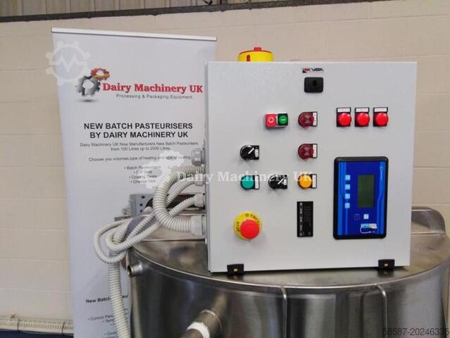 Nuovo pastorizzatore a batch da 300 litri Dairy Machinery UK BPT 300