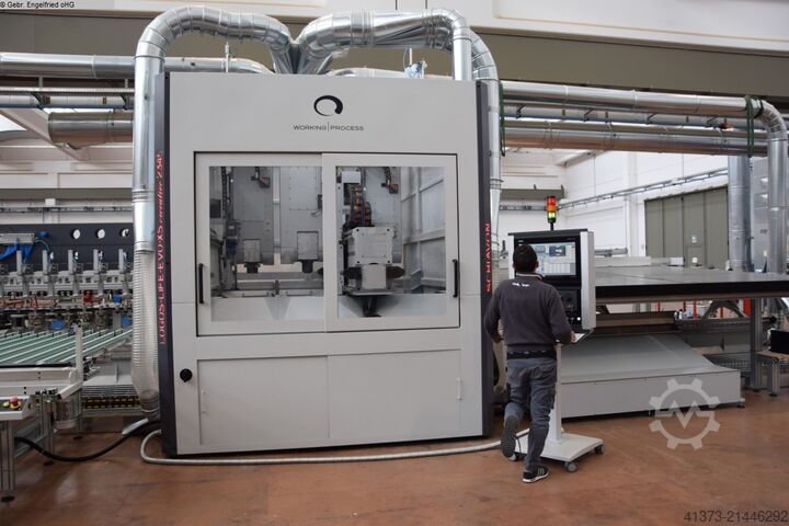 CNC megmunkáló központ ablakok és ajtók WORKING PROCESS Logos Life Evo XS Video