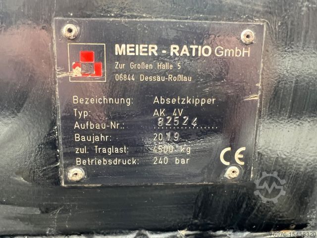 Furgão basculante FUSO 7 C 18 Tele verbreiterbar Meier Ratio AK4 V