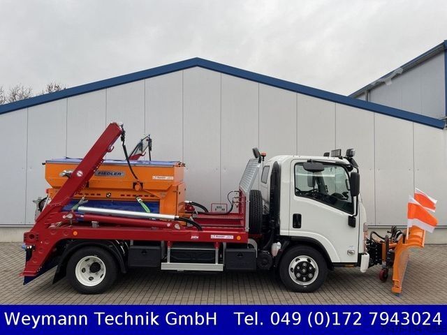 Billenőplatós furgon ISUZU NPR Aut. 5.2 Ltr. Absetzkipper+Winterdienstausr.