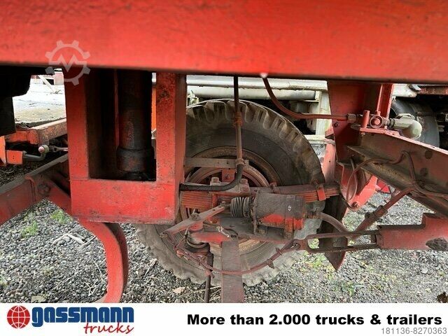 Dreiseitenkipper Anhänger Gummiwagen 3-Seiten-Kippanhänger