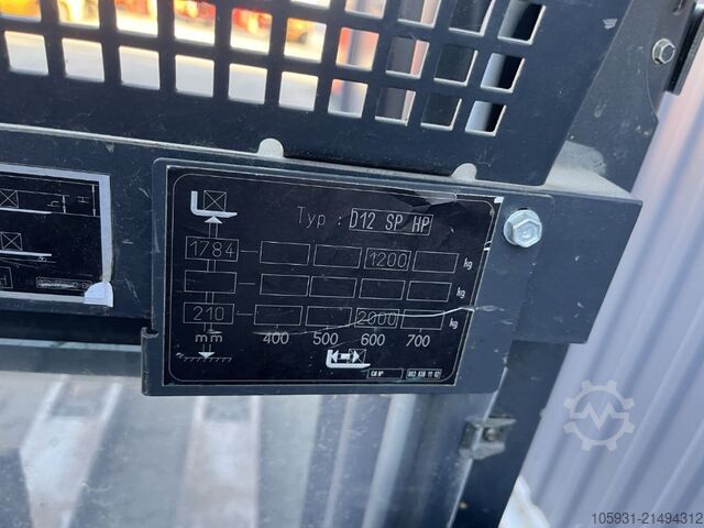 Stående gaffeltruck Linde D12SP