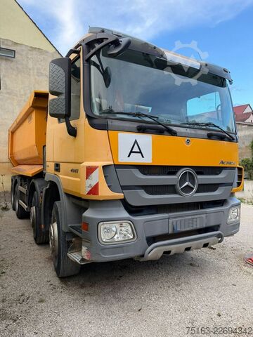 Kiepwagen MERCEDES-BENZ Actros 4141 K 8x4 4 Achs Muldenkipper Carnehl De