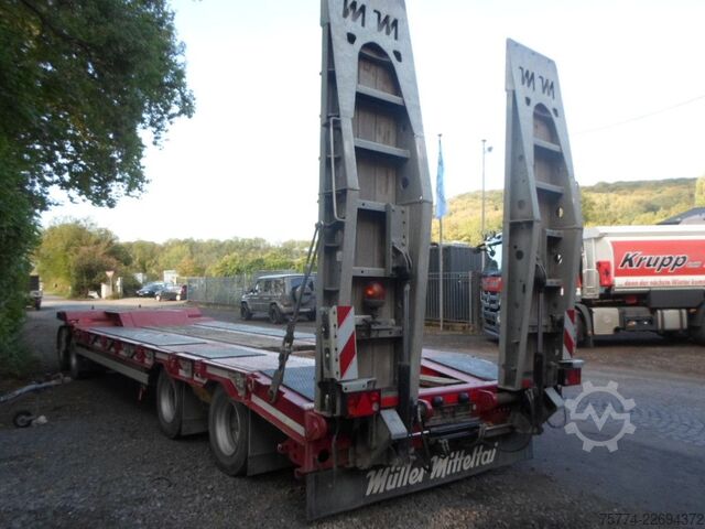 Dieplader oplegger MÜLLER-MITTELTAL T 4/ Tieflader 4 Achser