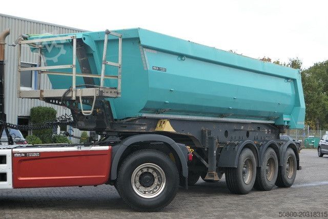 Billenős félpótkocsi MEILLER MHPS 12/27 NOSS1, Stahl, 26m³, BPW, Luft-Lift