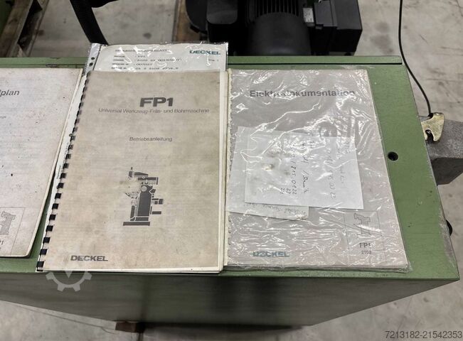 Universele freesmachine Deckel FP 1 Aktiv