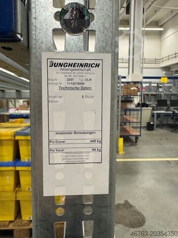 Průtokový paletový regál Jungheinrich DLR Durchlaufregal