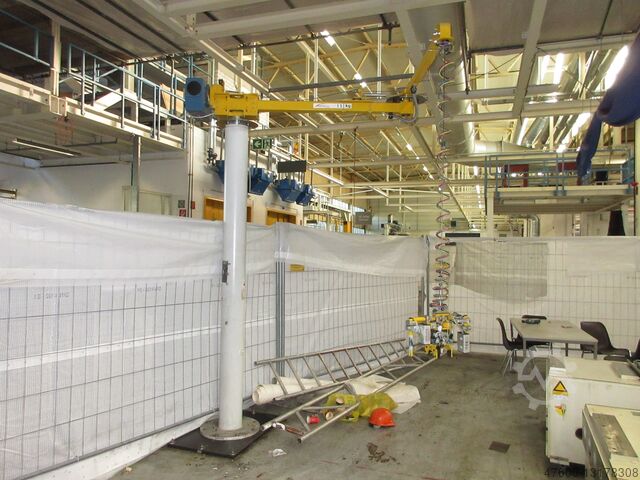 Manipulator Handlingsgerät Hebehilfe Zasche Demag KSL-L 15Kg L 3m + L12 2,8m 2x Manipulator 12 + 15 Kg + Demag D-PB55