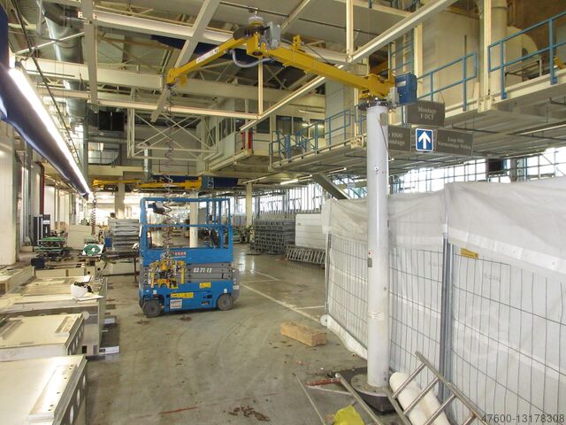 Manipulator Handlingsgerät Hebehilfe Zasche Demag KSL-L 15Kg L 3m + L12 2,8m 2x Manipulator 12 + 15 Kg + Demag D-PB55