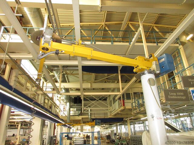 Manipulator Handlingsgerät Hebehilfe Zasche Demag KSL-L 15Kg L 3m + L12 2,8m 2x Manipulator 12 + 15 Kg + Demag D-PB55