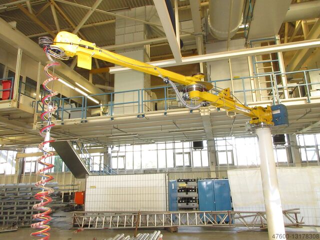 Manipulator Handlingsgerät Hebehilfe Zasche Demag KSL-L 15Kg L 3m + L12 2,8m 2x Manipulator 12 + 15 Kg + Demag D-PB55