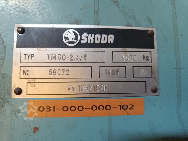 Tafelschotstraalmachine Skoda TMSO 2,4