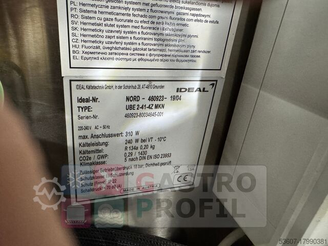 NordCap koelonderstel K-S200 NordCap Kühltisch Unterbau K-S200