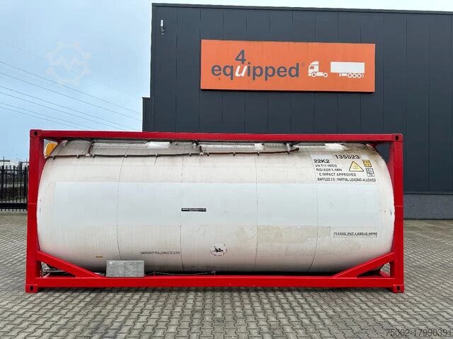 Contenedor cisterna Singamas 20FT ISO, 26.000L/1-COMP/3 BAFFELS/3 manholes, ...