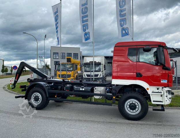 Anden MAN TGM 18.250 4x4 /Abroller/Hiab/NL 9,3 to/3-Sitze