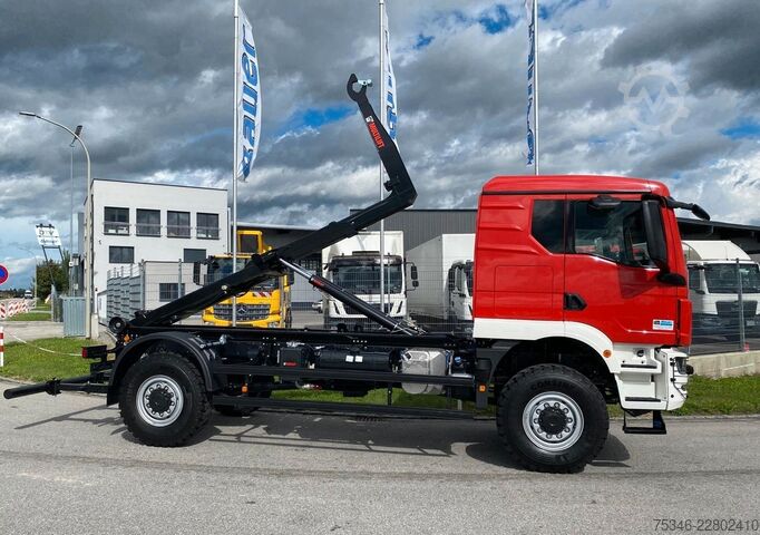 Anden MAN TGM 18.250 4x4 /Abroller/Hiab/NL 9,3 to/3-Sitze