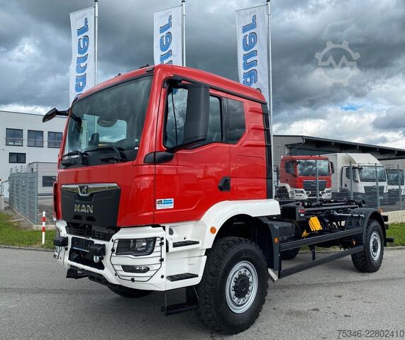Anden MAN TGM 18.250 4x4 /Abroller/Hiab/NL 9,3 to/3-Sitze