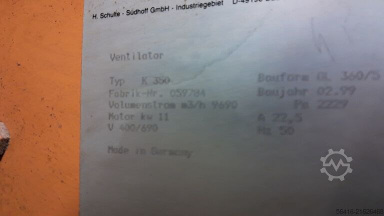 Fan blower Schuko K350