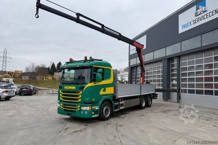 Lastbilmonteret kran SCANIA G490 6x2 PK18002-4