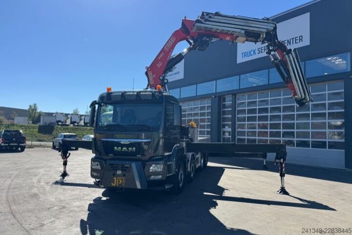 Lastbilmonteret kran MAN TGS 35.480 8x4H Fassi 990-8 Flyjib& Troil