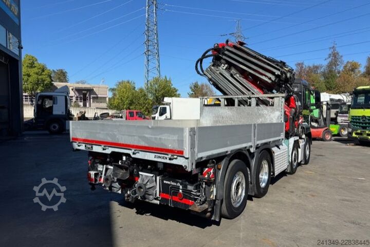 Lastbilmonteret kran MAN TGS 35.480 8x4H Fassi 990-8 Flyjib& Troil