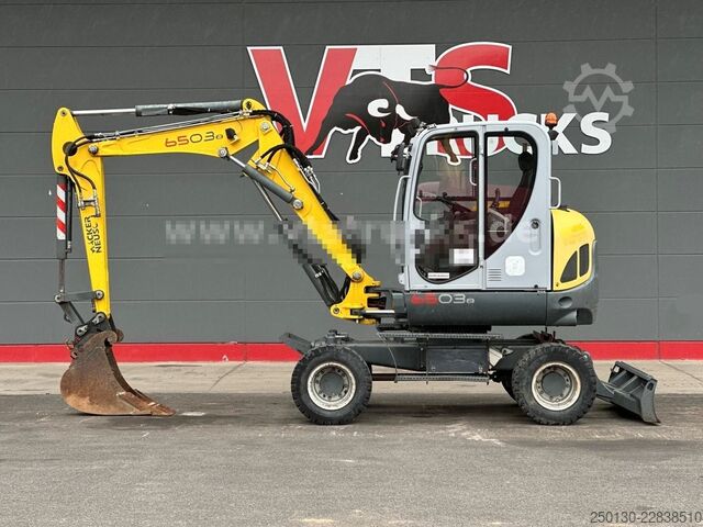 Hjulgraver WACKER 6503-2 4x4 Mobilbagger / Löffel/60PS/2015