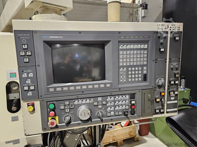 CNC lathe Okuma LU 15 M U1000 MM + bar feeder TwinTurret