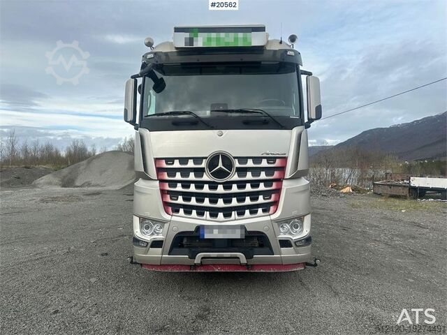 Avfallsbil Mercedes-Benz Arocs 2658 6x2 Tipper truck.