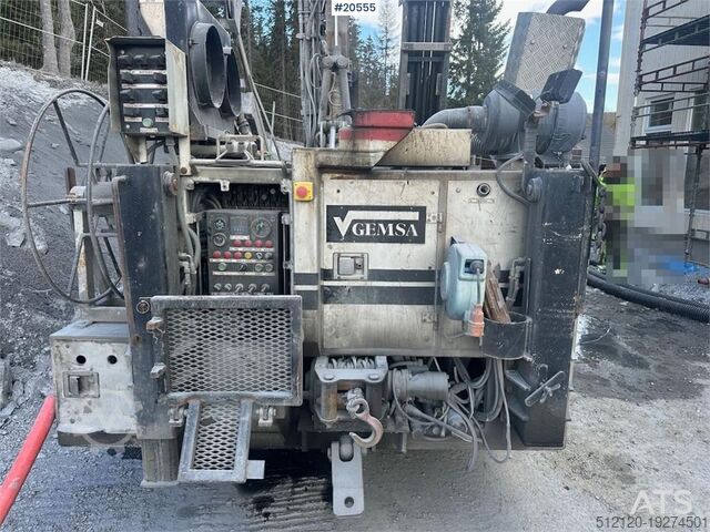 Borriggen Gemsa Gemrok 45. SE VIDEON. Gemsa Gemrok 45 drilling rig. WATCH VIDEO.