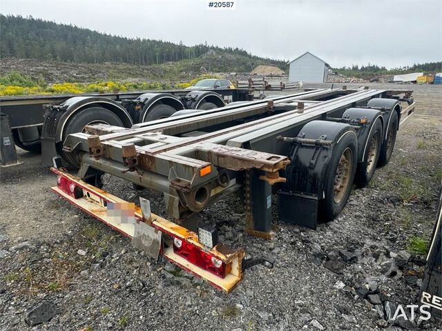 F.A.G Konténerszállító pótkocsi – billentő funkcióval  F.A.G Container Trailer – with Tipping Function