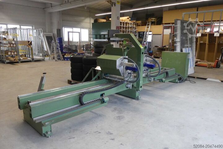 Profil-afkortemaskine eller kap-/skæresav Profil-Ablängmaschine