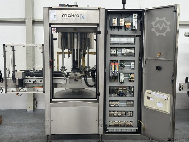 Etichettatrice a 2 stazioni, 4.500 bottiglie/ora Makro MAK-1 4P Ua2 Lw