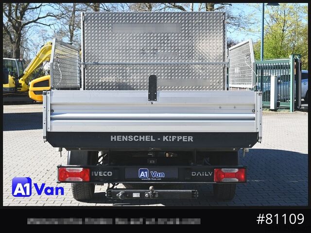 Tippbil skåpbil IVECO Daily 35S12 Kipper Doka, Klima, AHK, 7-Sitzer