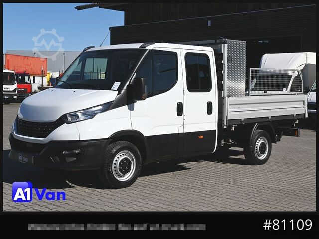Tippbil skåpbil IVECO Daily 35S12 Kipper Doka, Klima, AHK, 7-Sitzer