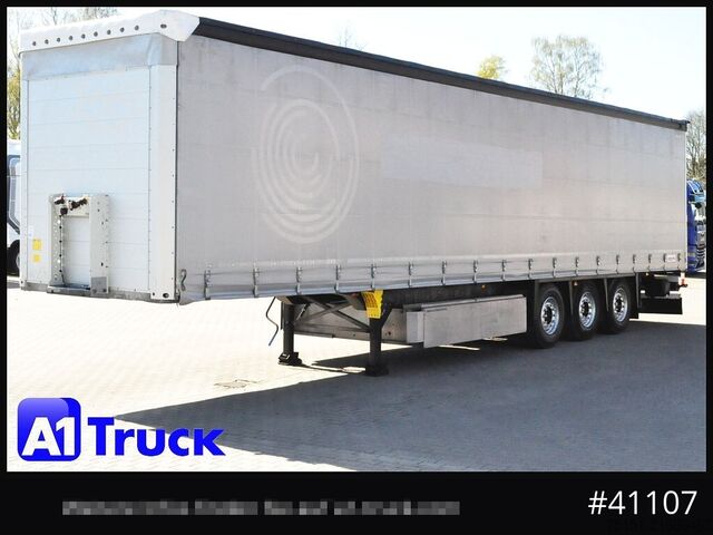 Open oplegger met zeil SCHMITZ SD Tautliner, Code XL, verzinkt, Liftachse