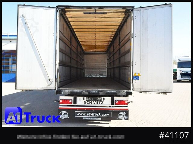 Open oplegger met zeil SCHMITZ SD Tautliner, Code XL, verzinkt, Liftachse