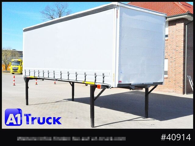 Εναλλάξιμο αμάξωμα με επίπεδη πλατφόρμα και μουσαμά WECON WPR 745, verzinkt, 2520  innen, Code XL, neue Plane