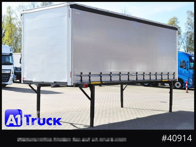 Εναλλάξιμο αμάξωμα με επίπεδη πλατφόρμα και μουσαμά WECON WPR 745, verzinkt, 2520  innen, Code XL, neue Plane